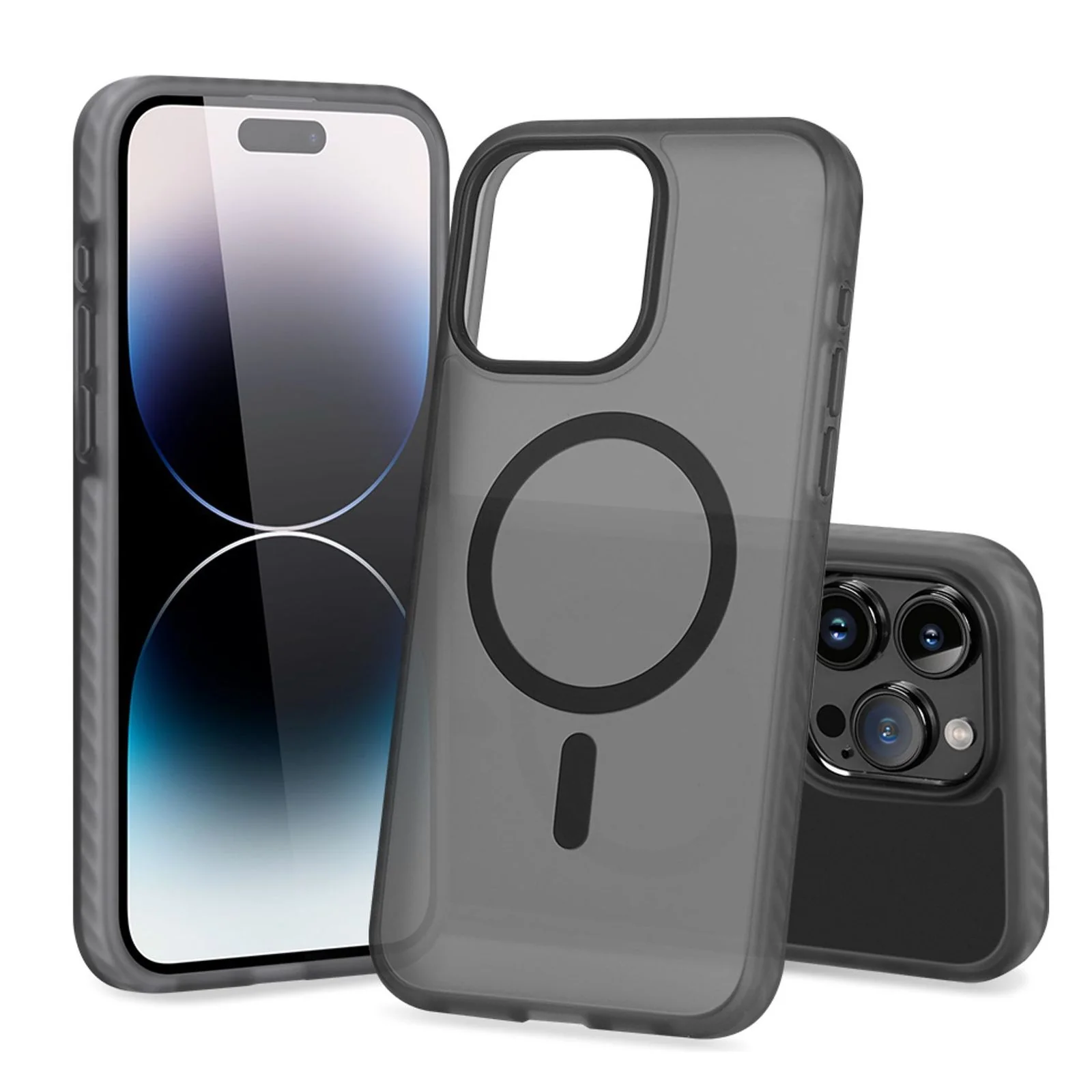 nevox StyleShell INVISO Smartphone Hülle Schwarz passend für Apple iPhone 16 Pro Max mit Magsafe