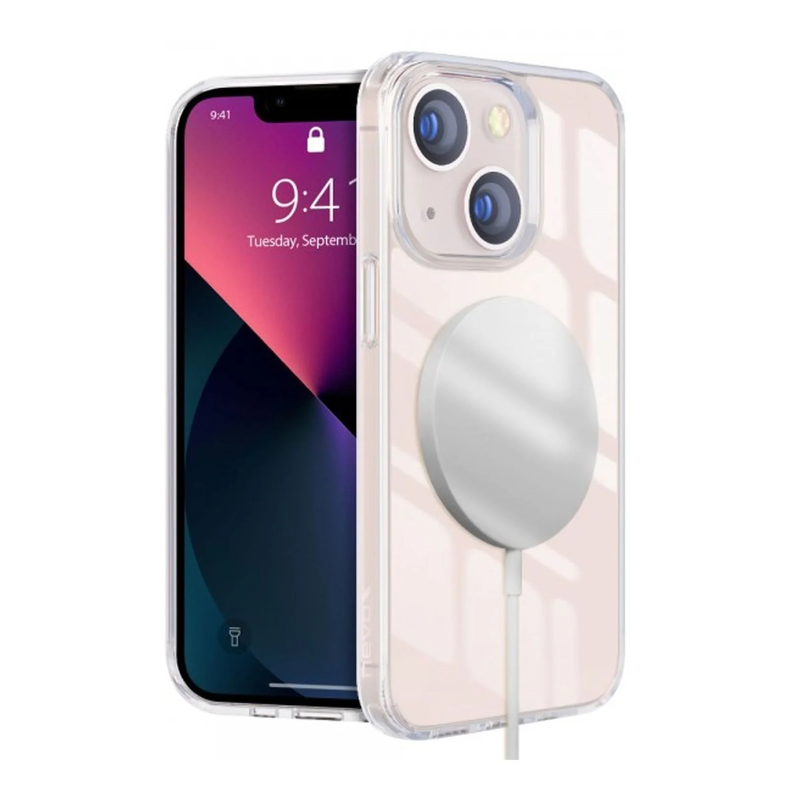 nevox StyleShell SHOCKFLEX Smartphone Hülle Transparent passend für Apple iPhone 14 MagSafe - Image 5