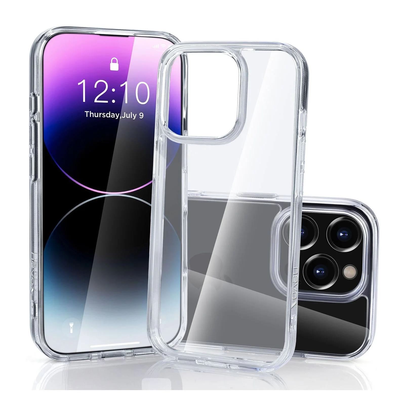nevox StyleShell SHOCKFLEX Smartphone Hülle Transparent passend für Apple iPhone 16 Pro Max