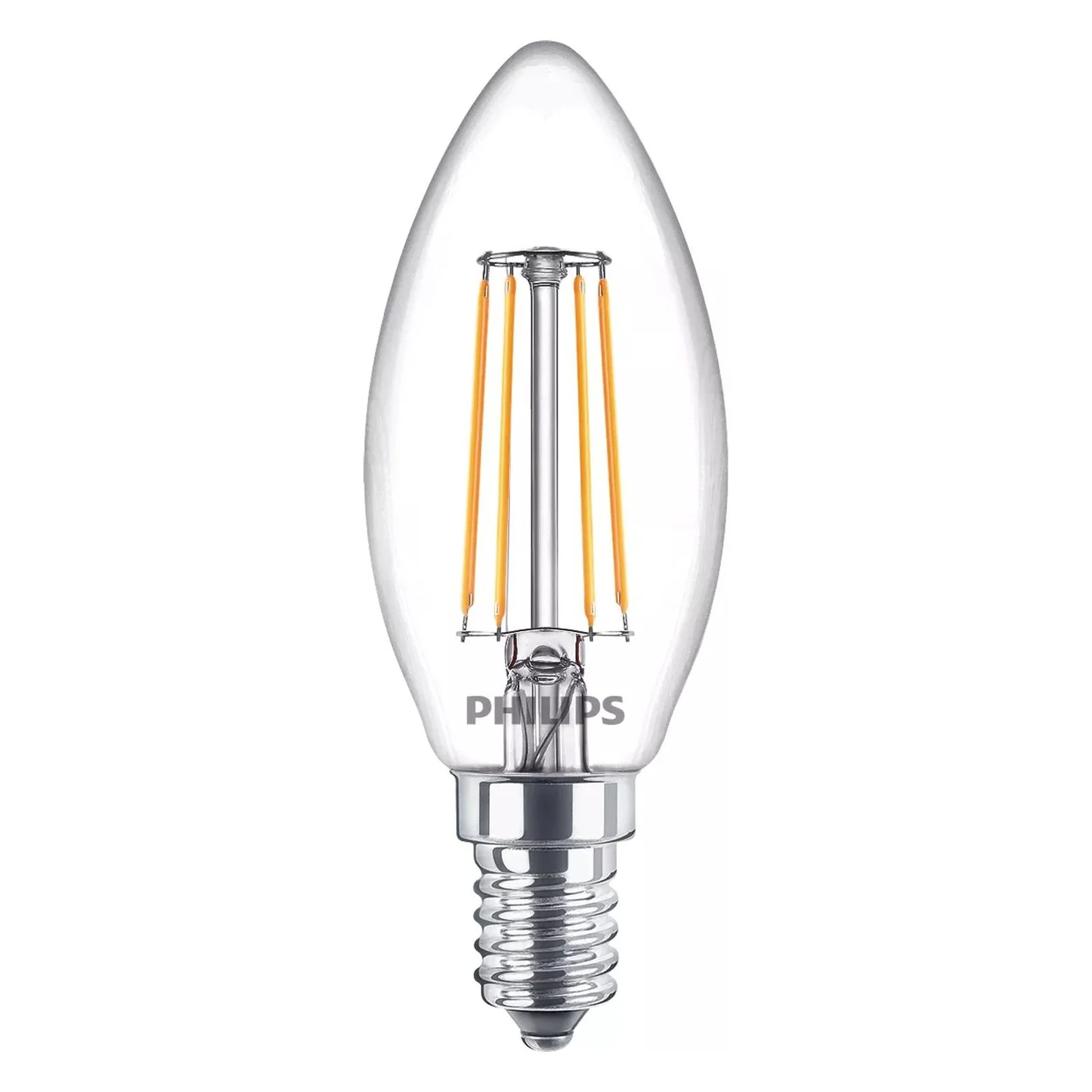 Philips Filament Kerzenlampe Warm White 40W B35 2x E14
