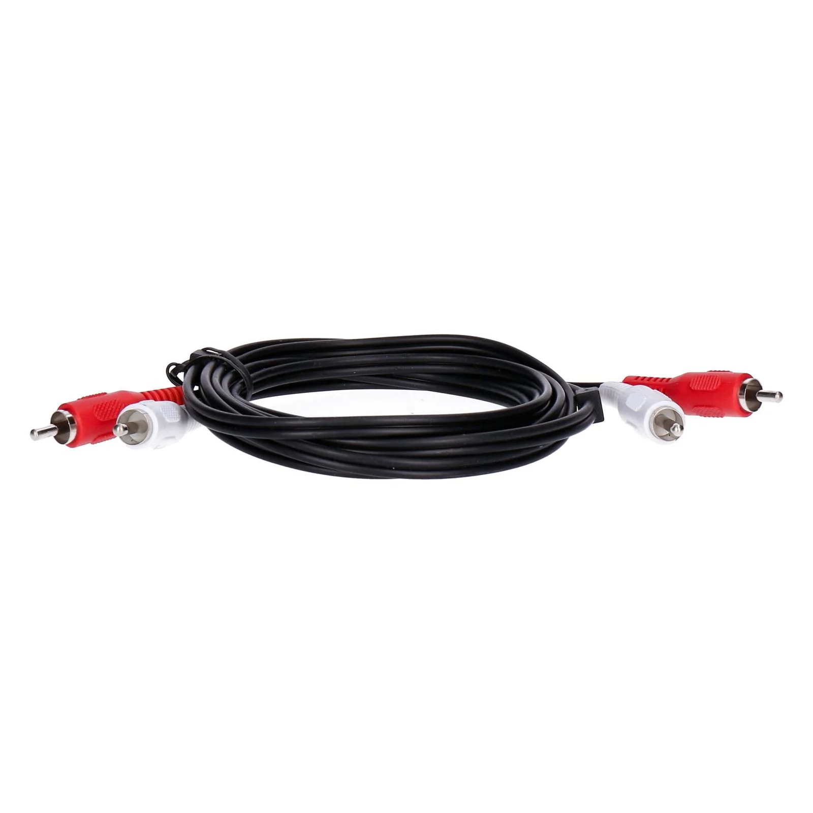 Aswo Audio Kabel 2 Cinch auf 2 Cinch 2,5m schwarz - Image 3