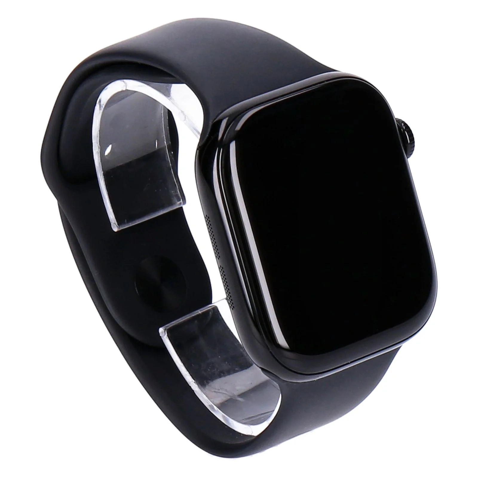 Apple Watch Series 10 46mm GPS + 4G Diamantschwarz Aluminiumgehäuse, Sportarmband Schwarz S/M - Image 2