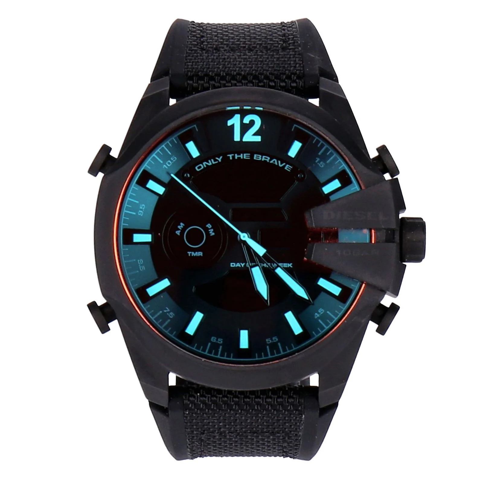 Diesel Mega Chief Herren Armbanduhr Schwarz 59 mm DZ4548