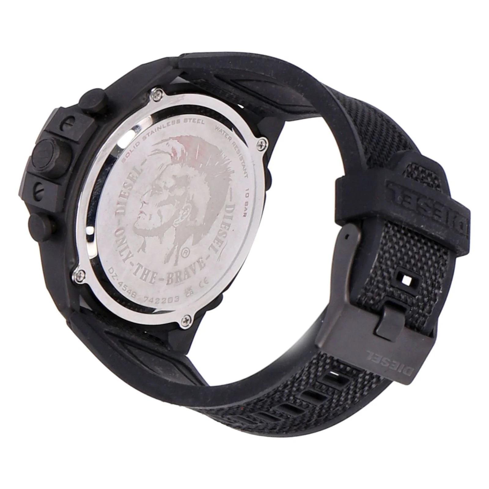 Diesel Mega Chief Herren Armbanduhr Schwarz 59 mm DZ4548 - Image 3