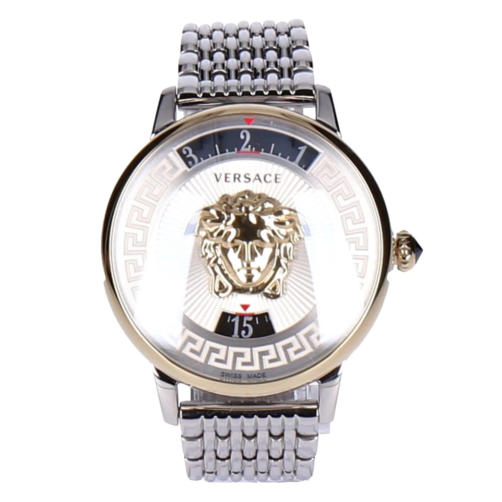 Versus Versace Damen Armbanduhr Medusa Silber - Image 3