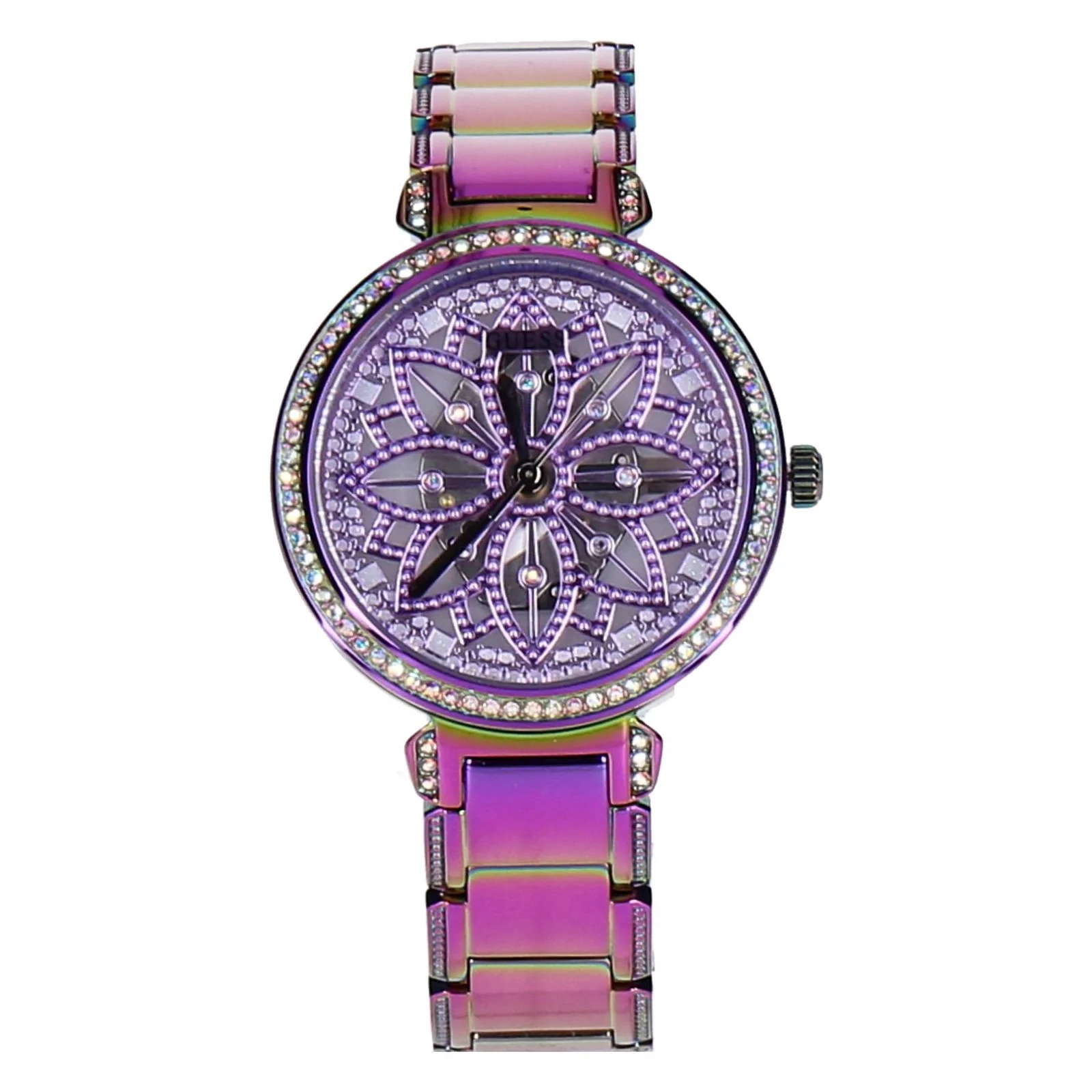 Guess Damen Analog Armbanduhr Queen Mehrfarbig