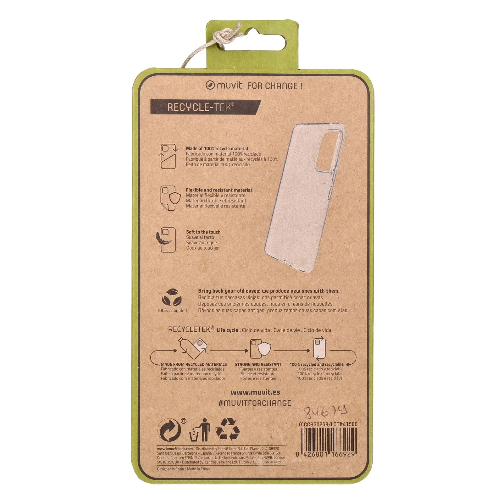Muvit Samsung Galaxy A53 5G Silicon Case Transparent - Image 2