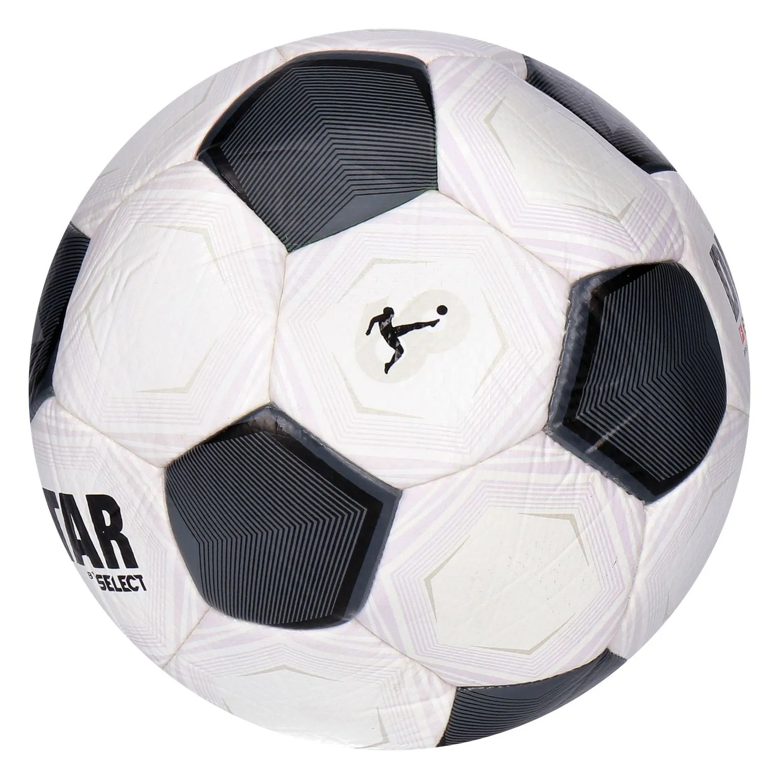 DERBYSTAR Bundesliga Brillant Classic Fußball weiß schwarz grau 5 - Image 2