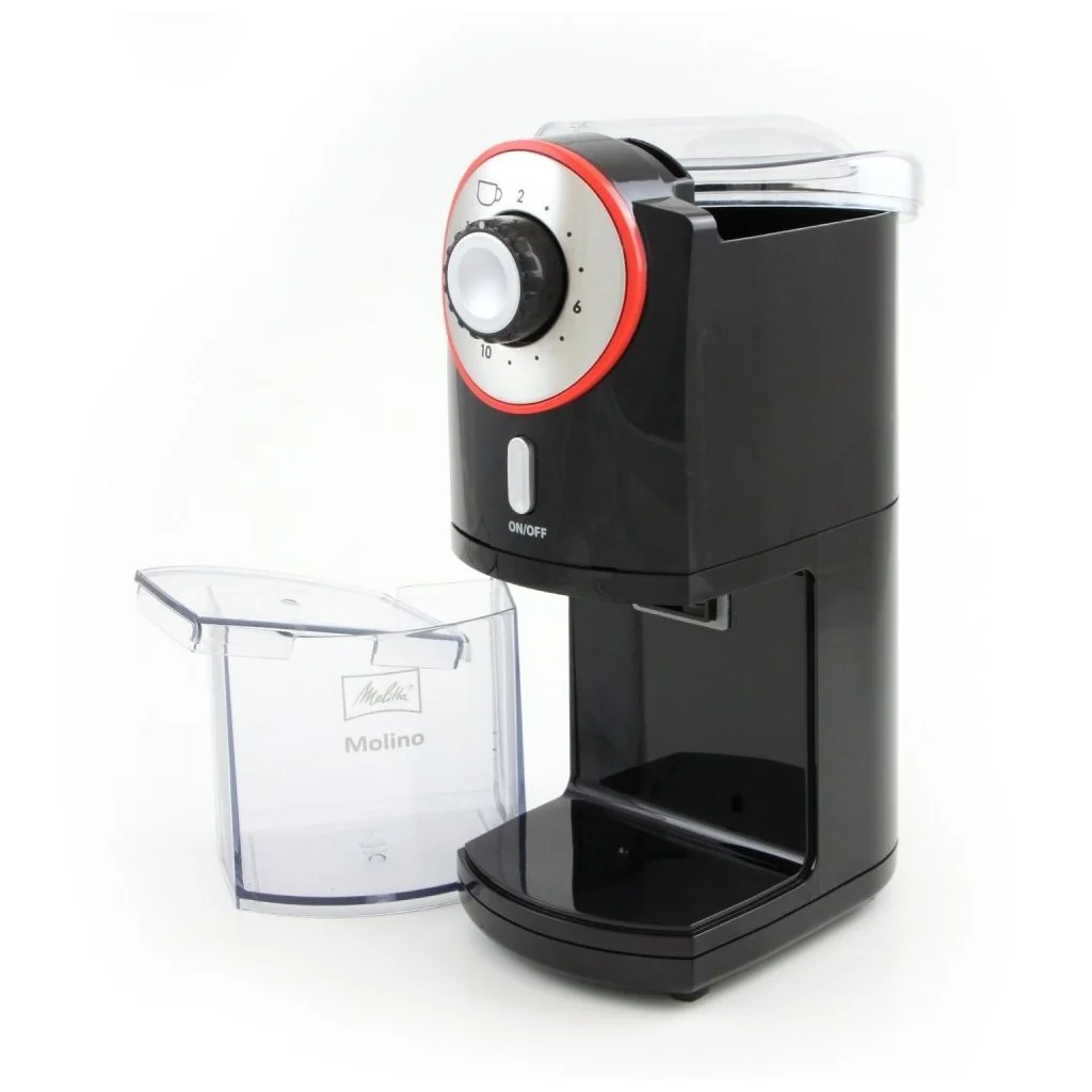 Melitta Molino elektrische Kaffeemühle schwarz/rot - Image 2