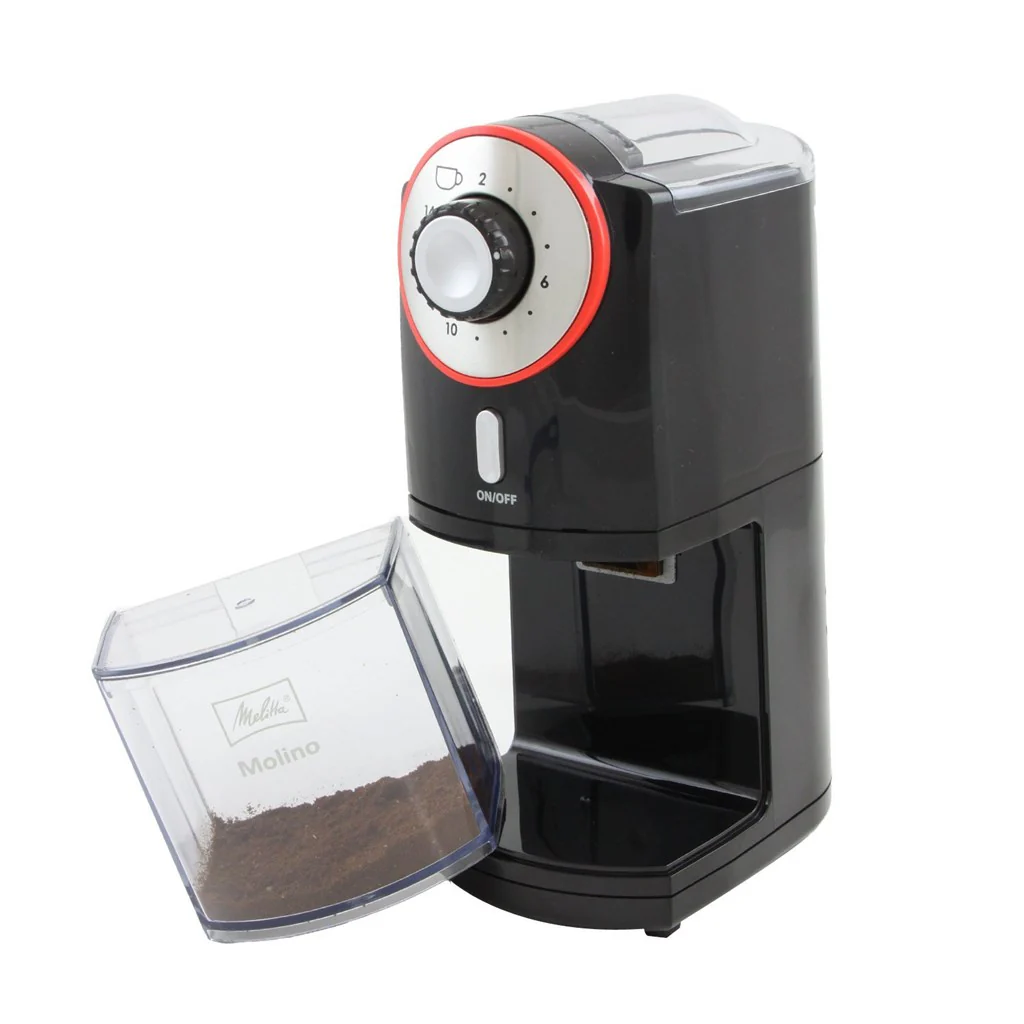 Melitta Molino elektrische Kaffeemühle schwarz/rot - Image 3