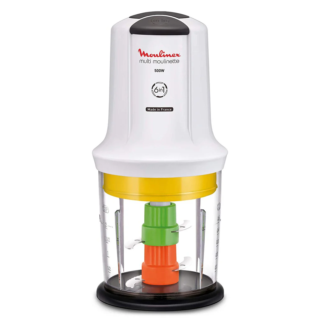 Moulinex AT7231 Multi Moulinette 6in1 Zerkleiner weiß/dunkelgrau