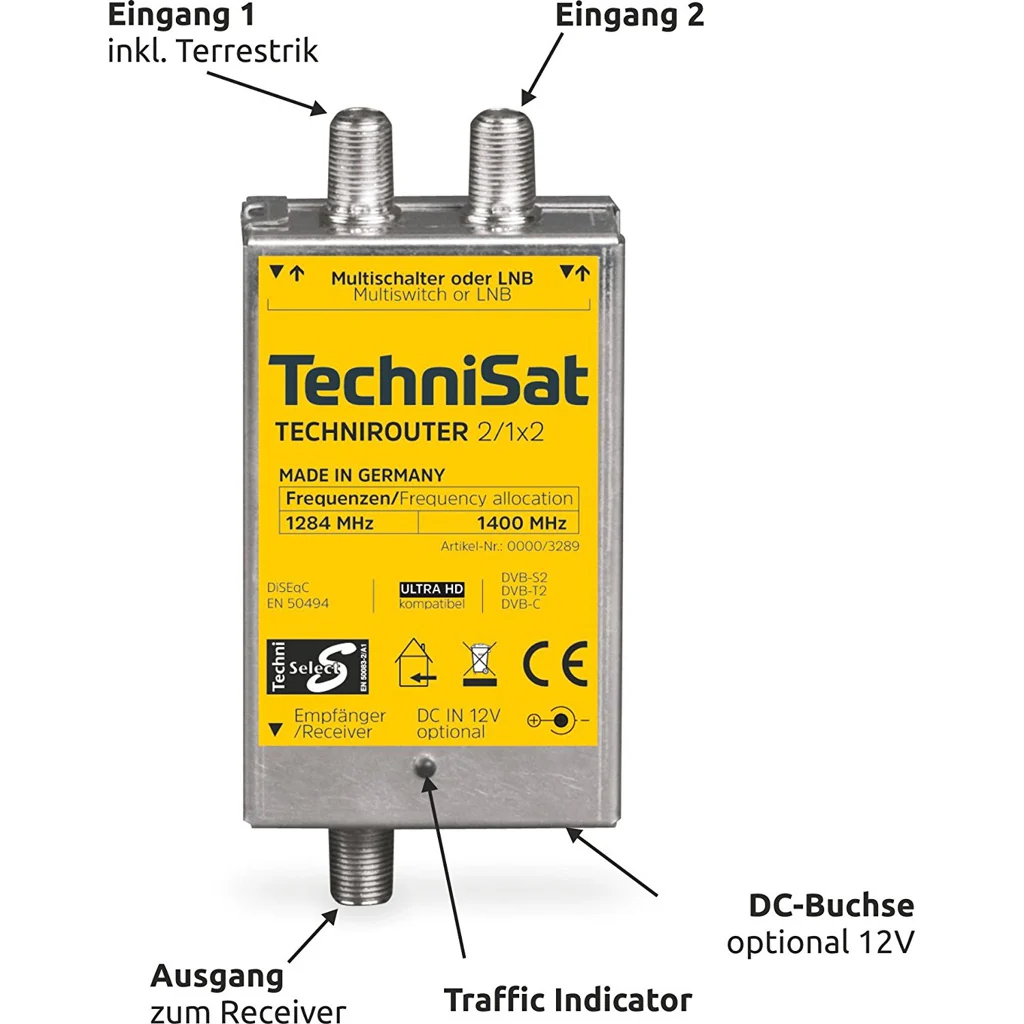 Technisat TechniRouter Mini 2/1x2 SAT-Router - Image 2