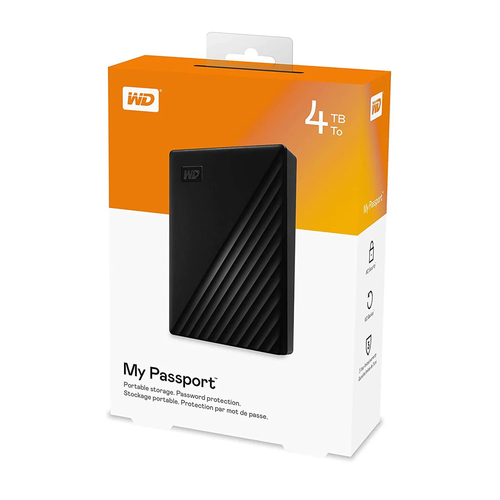 WD My Passport 4TB ext. Festplatte schwarz - Image 3