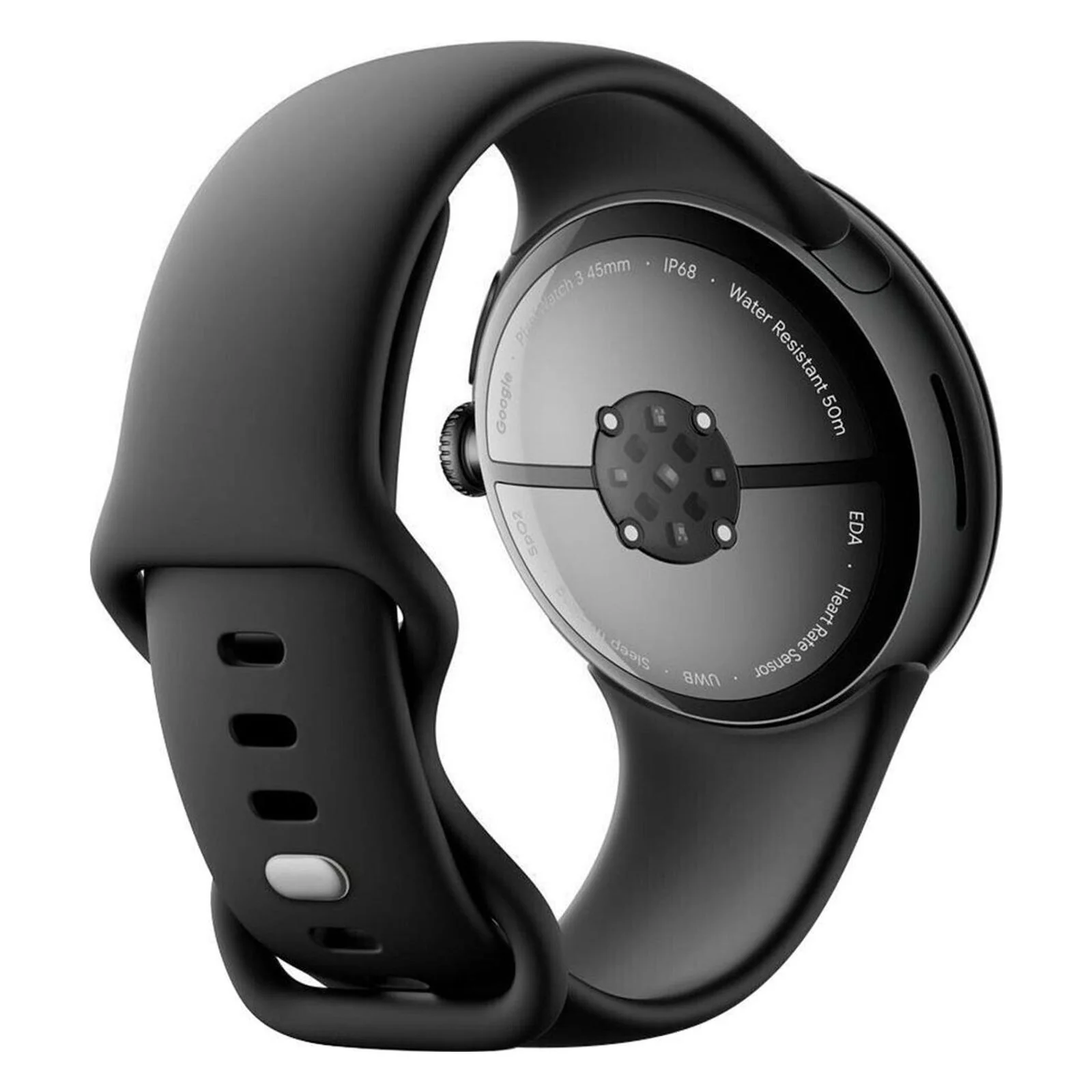 Google Pixel Watch 3 LTE 45mm Matte Black Sportarmband Obsidian - Image 3