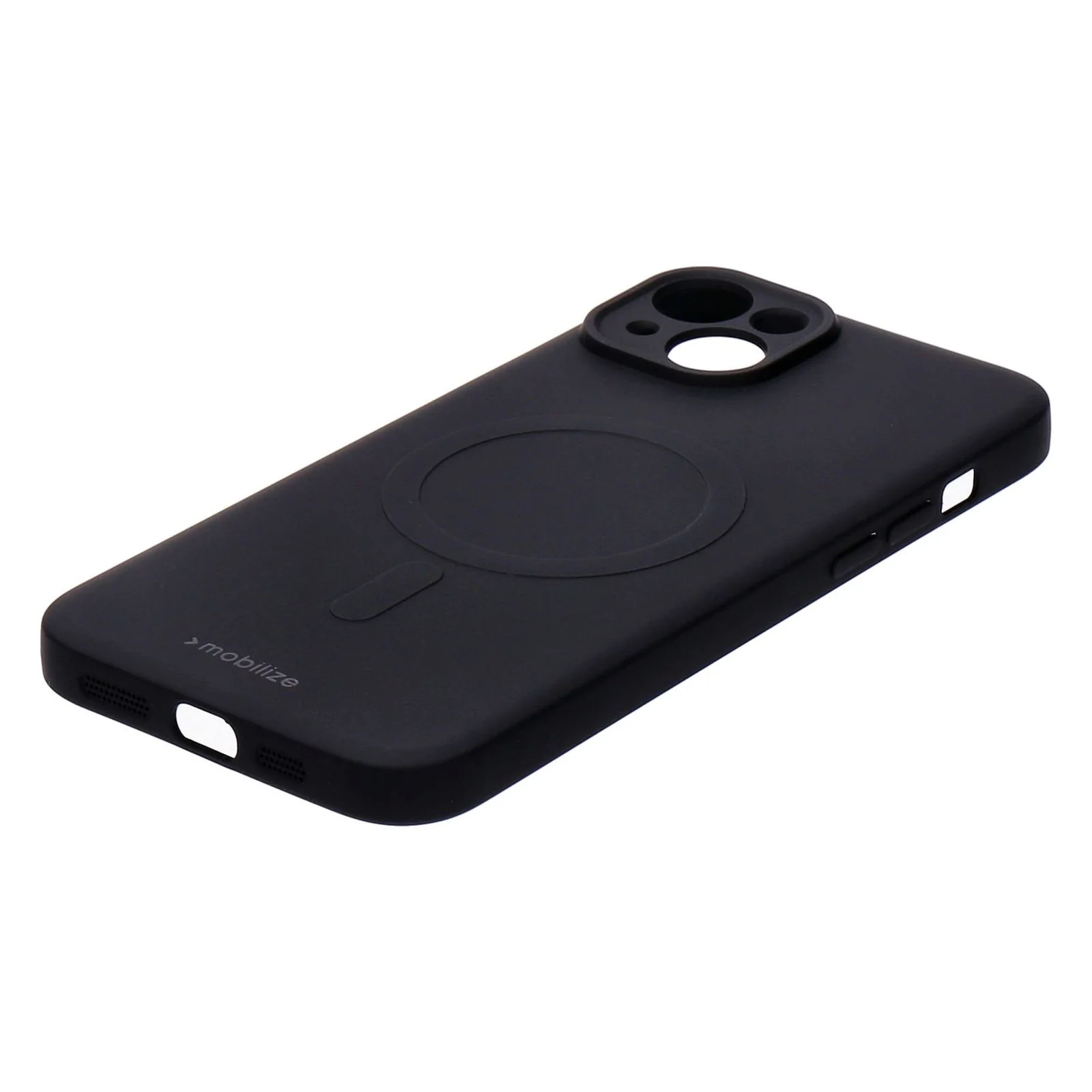 Mobilize Protection Pack iPhone 15 Plus Silikon Case schwarz und Displayschutz - Image 2