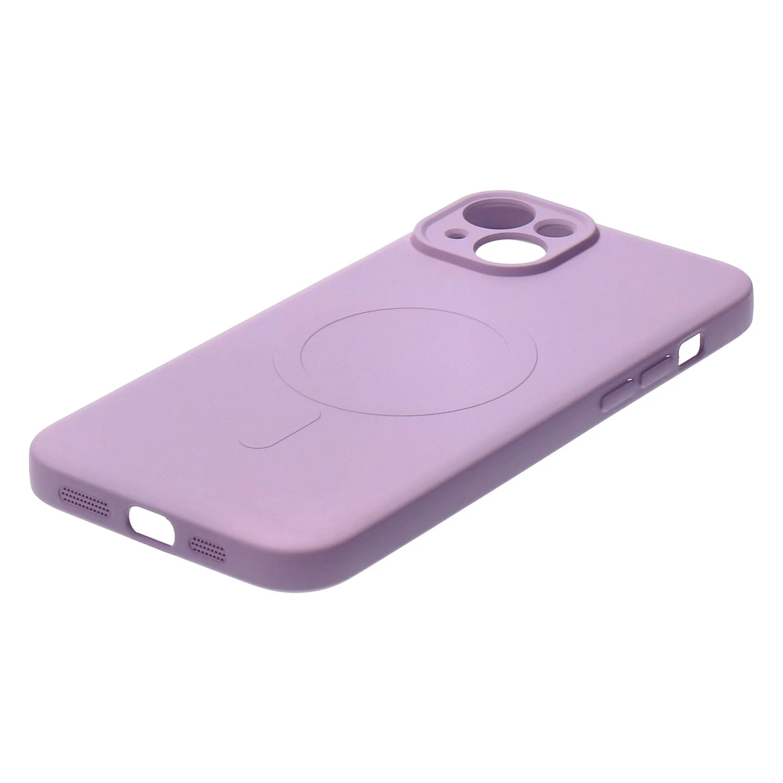 Mobilize Protection Pack iPhone 15 Plus Silikon Case lavendel und Displayschutz - Image 2