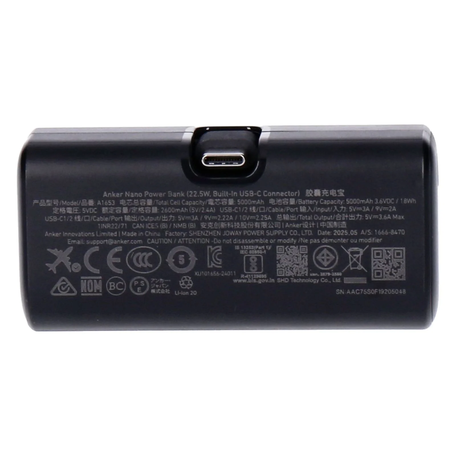 Anker Powerbank 5000mAh USB-C Connector schwarz - Image 4