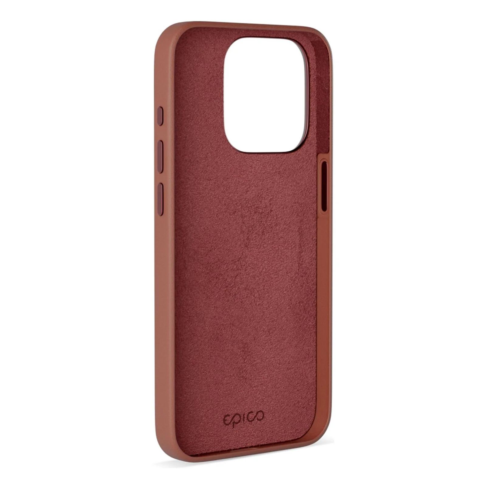Epico Leather Mag+ Pro Case Braun passend für Apple iPhone 16