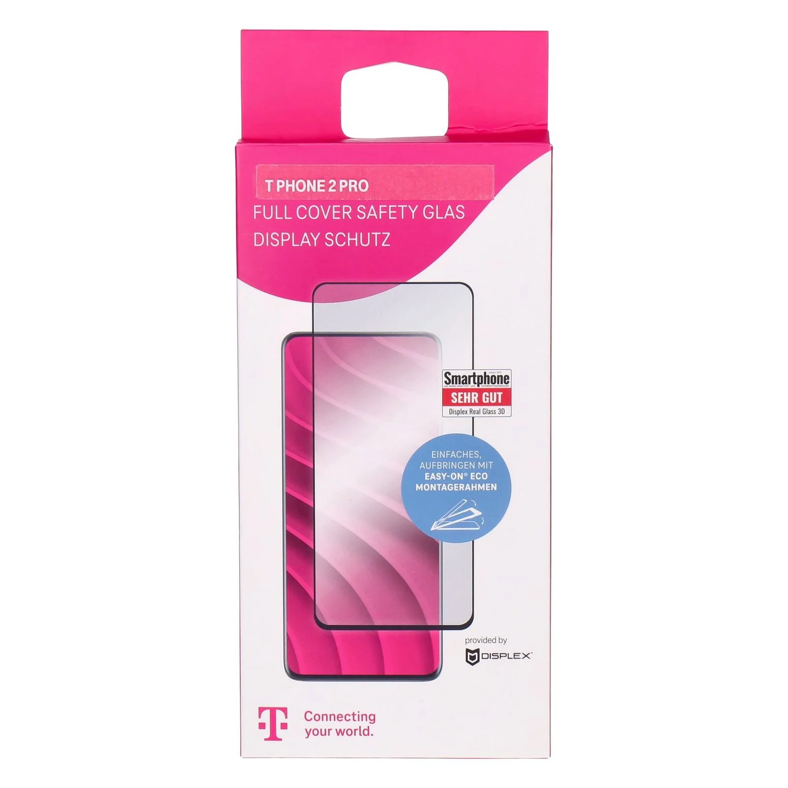 Displex Displayschutz passend fĂŒr T Phone 2 Pro Full Cover Sicherheitsglas
