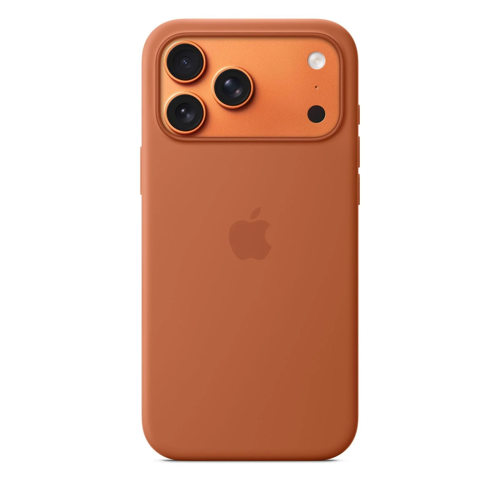 Apple iPhone 17 Pro Max Silikon Case mit MagSafe Terracotta