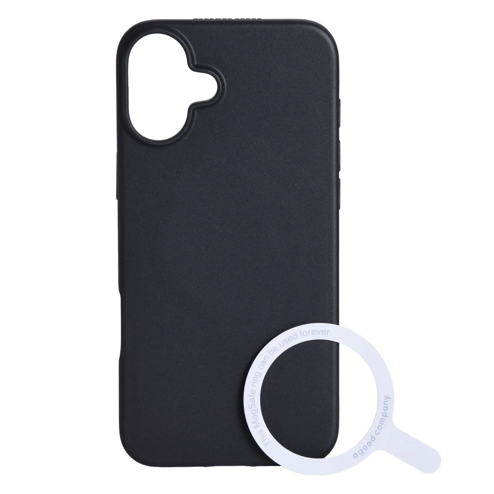 agood company PLANTPRTCT Case Schwarz mit Magsafe passend für Apple iPhone 16 Plus