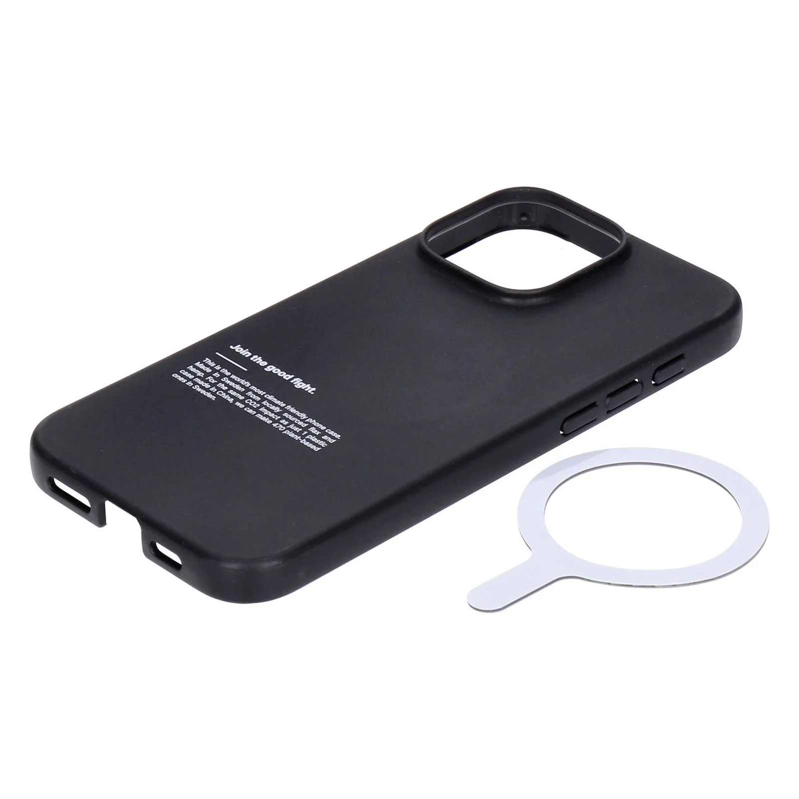 agood company PLANTPRTCT Case schwarz passend für iPhone 16 Pro Max Join the good fight mit Magsafe - Image 2