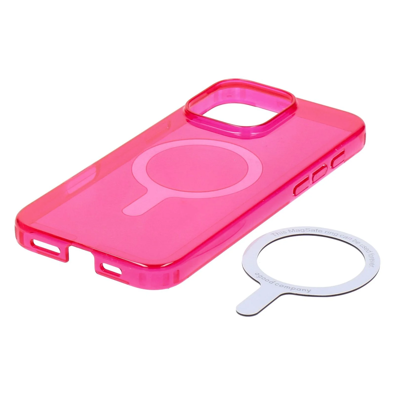 agood company CLRPRTCT Case rosa passend für iPhone 16 Pro Max mit Magsafe - Image 3