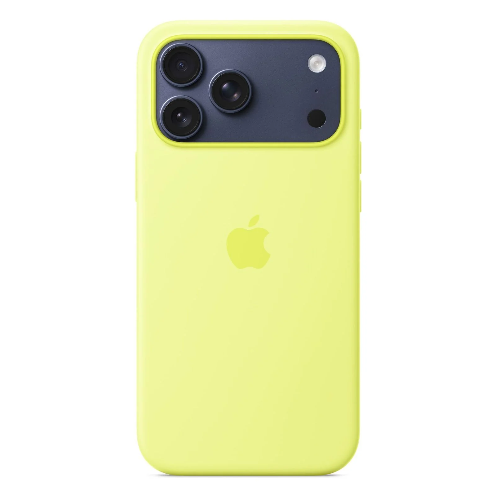 Apple Silikon Case Neon Yellow passend für iPhone 17 Pro Max mit Magsafe