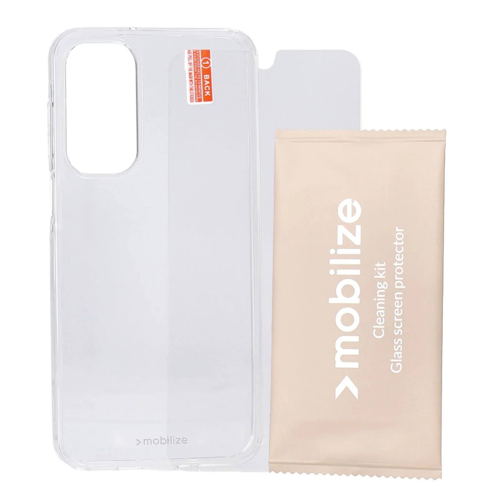 Mobilize Protection Pack passend für Samsung A16 Clear Case und Displayschutz