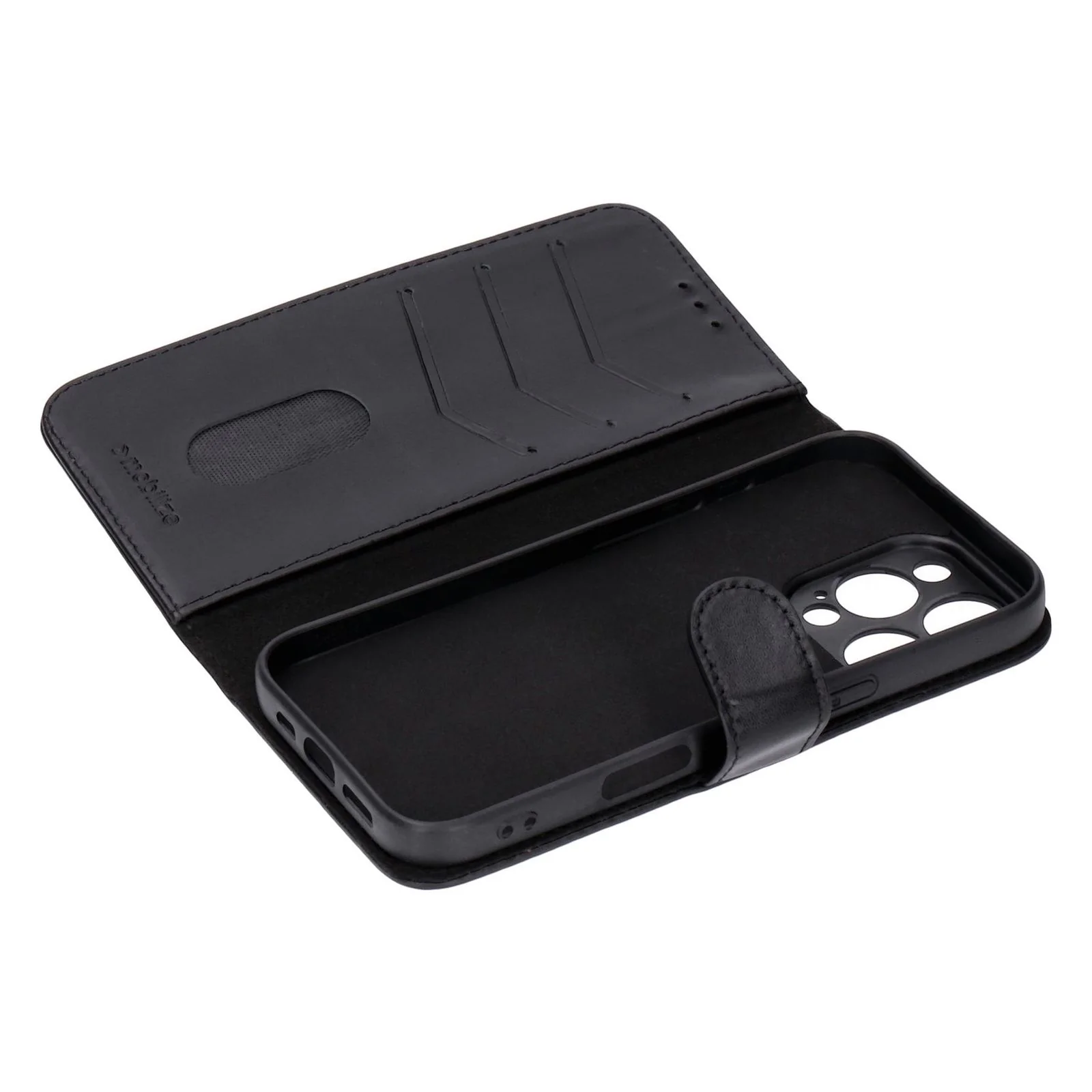 Mobilize Leder Wallet schwarz passend für iPhone 16 Pro - Image 4