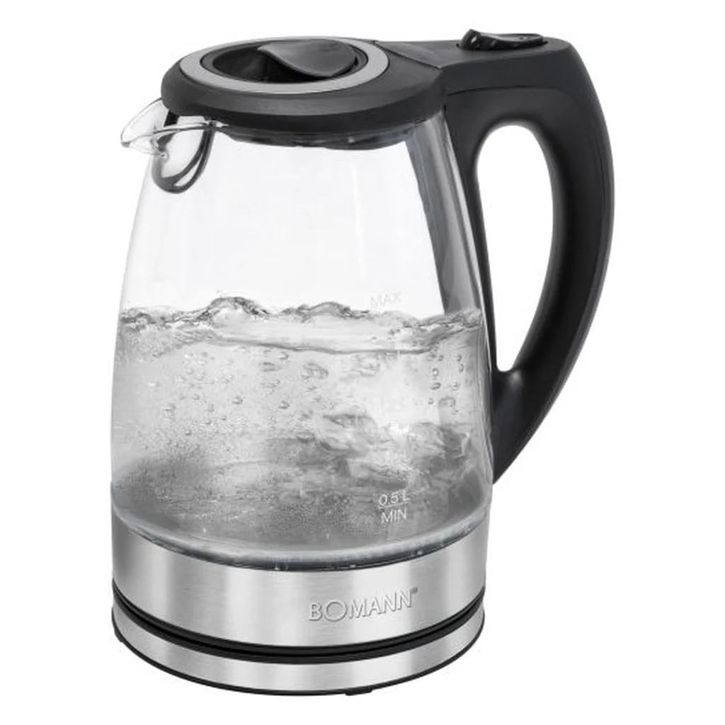Bomann WKS 6032 G CB Wasserkocher 1,7 l 2200 W Transparent - Image 2