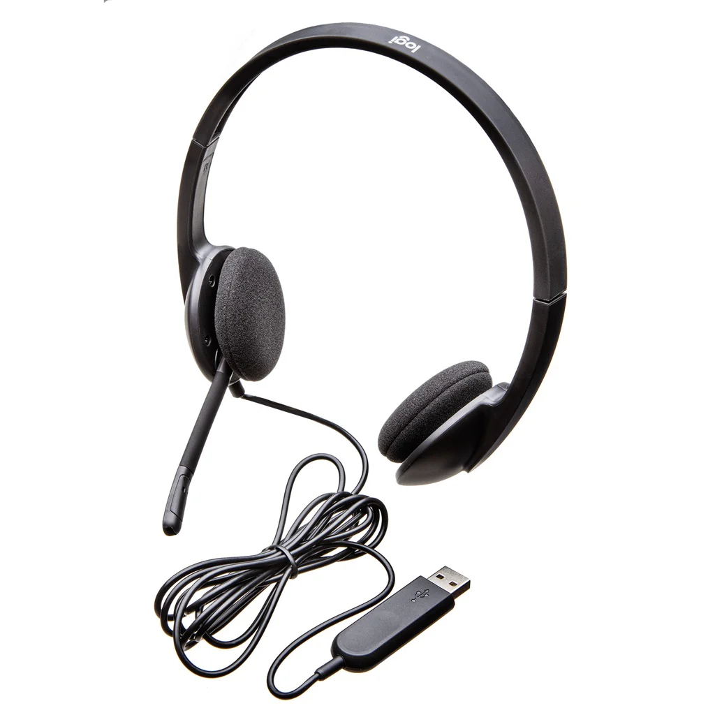 Logitech H340 USB Computer Headset Kopfhörer Verkabelt Kopfband Büro/Callcenter USB Typ-A - Image 4