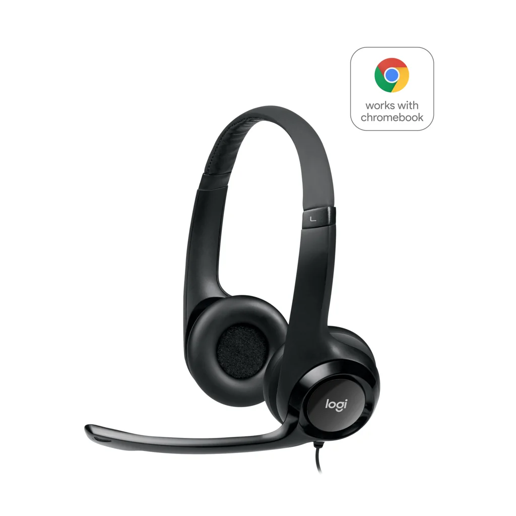 Logitech LGT-H390 USB-Computer-Headset Grafit - Image 2