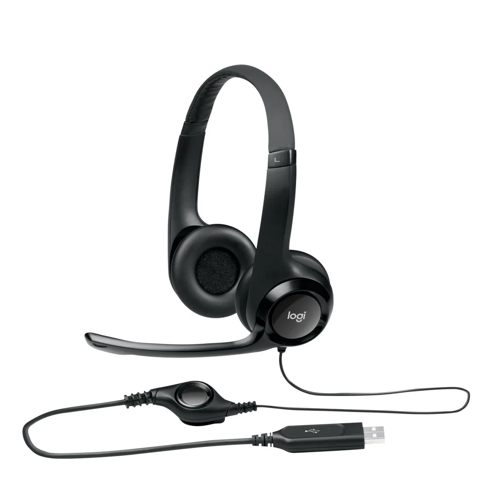 Logitech LGT-H390 USB-Computer-Headset Grafit - Image 7
