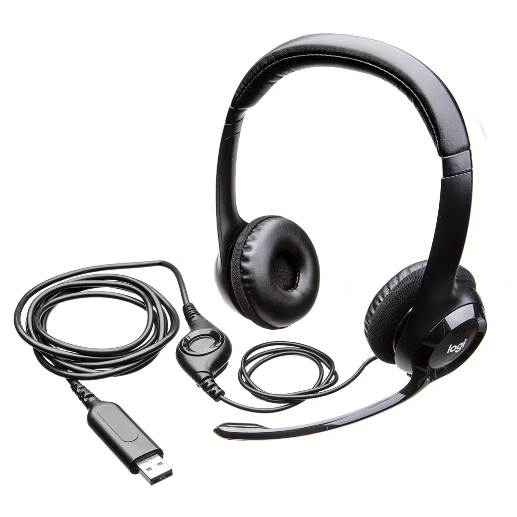 Logitech LGT-H390 USB-Computer-Headset Grafit - Image 8