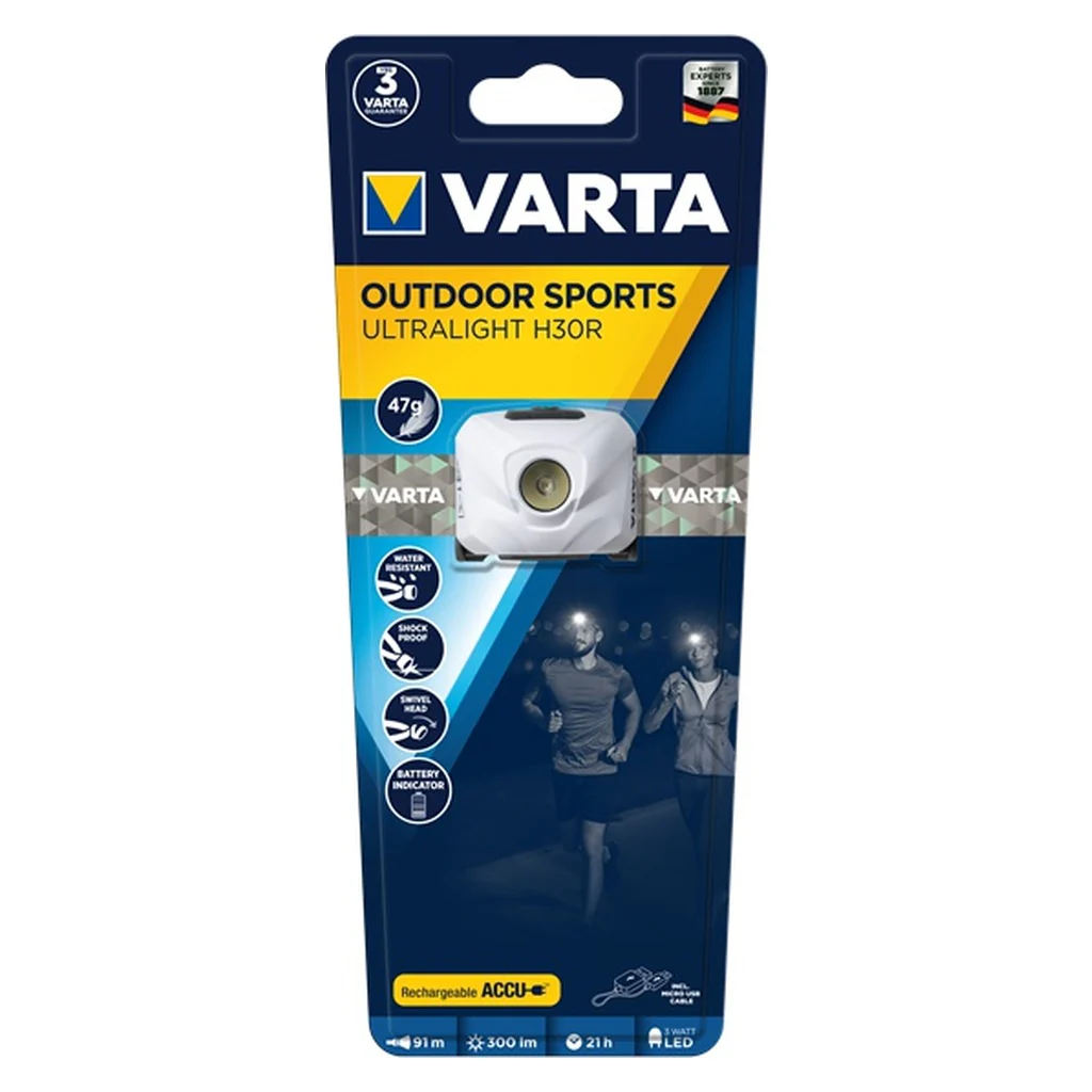 Varta ULTRALIGHT H30R Weiß Stirnband-Taschenlampe LED - Image 2