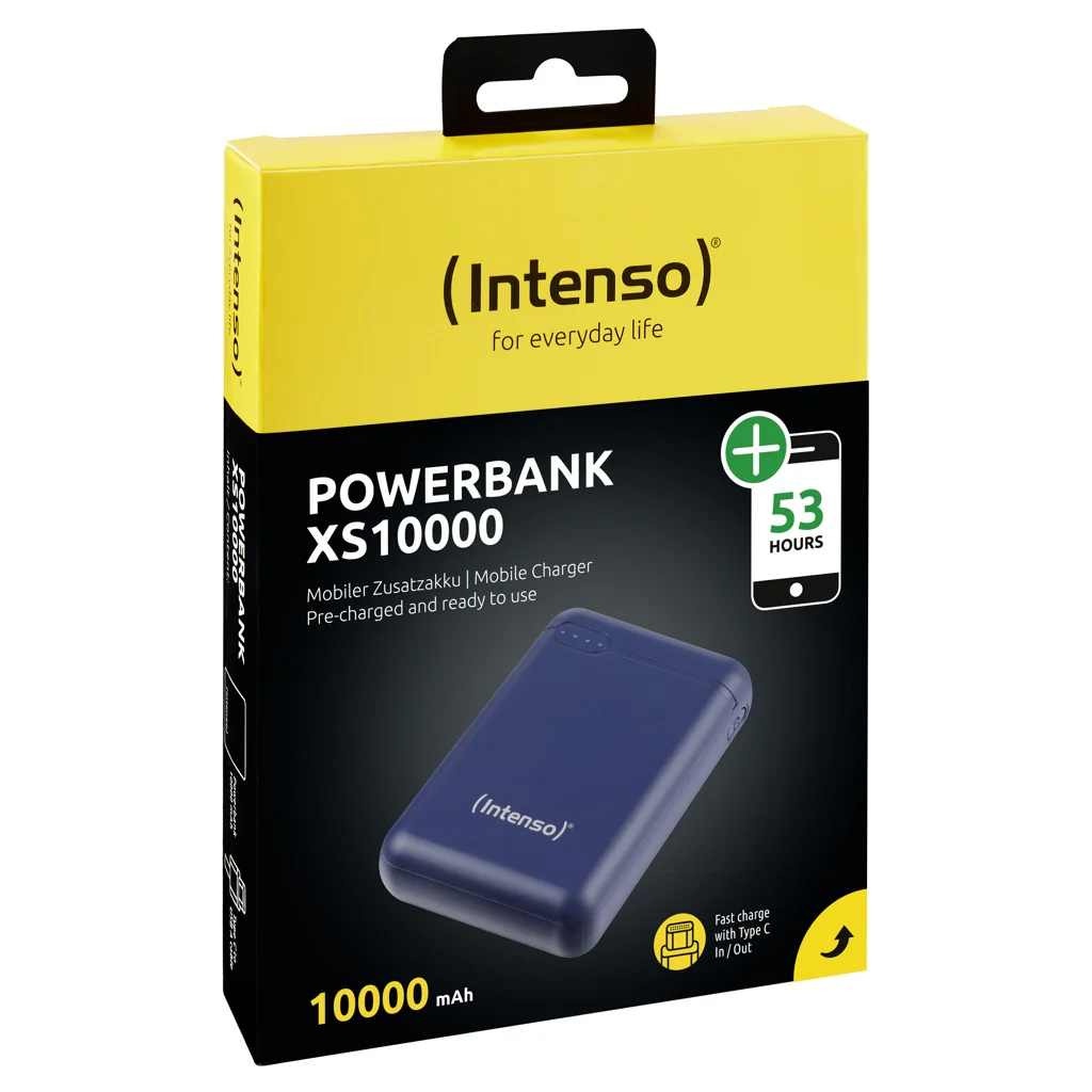 Intenso XS10000 Akkuladegerät Lithium Polymer (LiPo) 10000 mAh Blau - Image 2