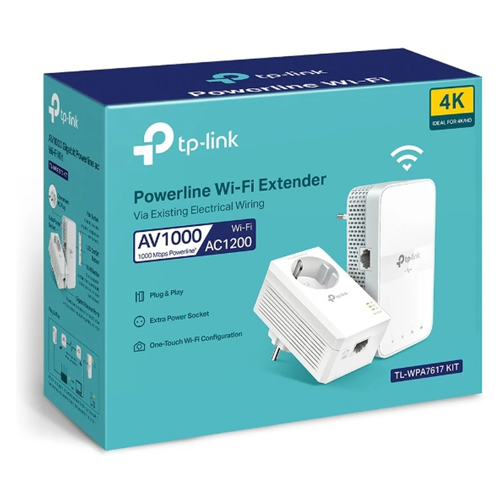 TP-Link TL-WPA7619 KIT 1000 Mbit/s Eingebauter Ethernet-Anschluss WLAN Weiß - Image 7