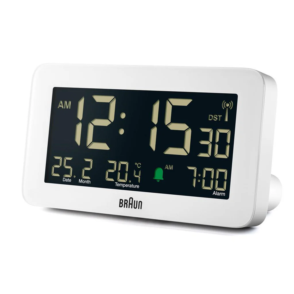 Braun BC10 Digitaler Wecker Weiß - Image 3