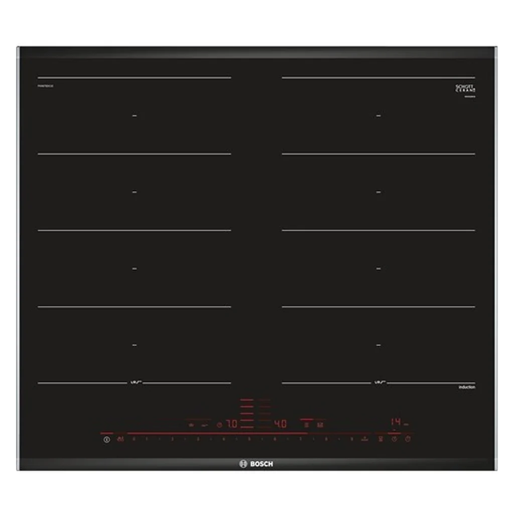 Bosch Serie 8 PXX675DC1E Induktionskochfeld Integriert 4 Zonen Schwarz, Edelstahl