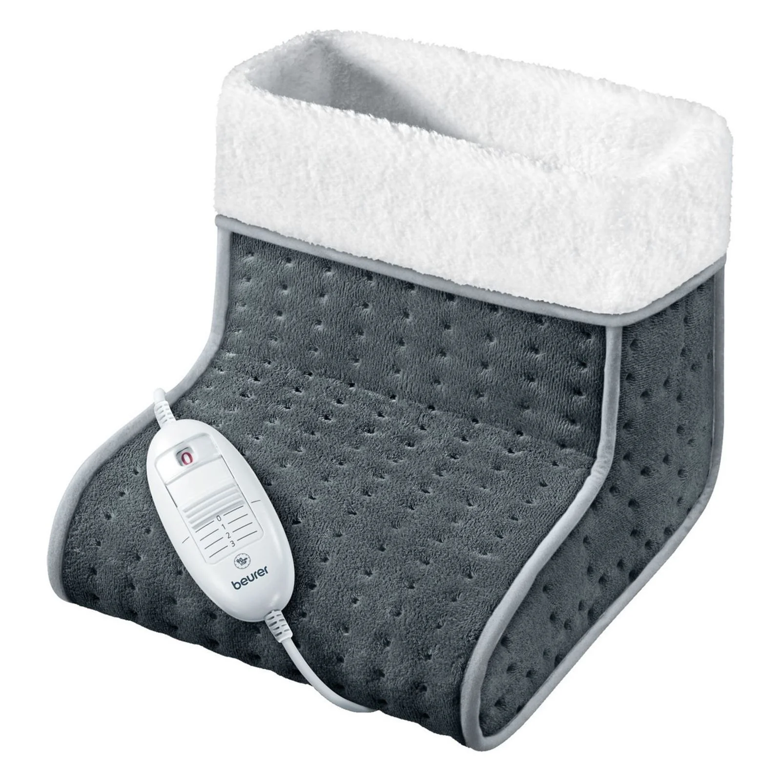 Beurer FW 20 Cosy Fußwärmer 100W Grau, Weiß