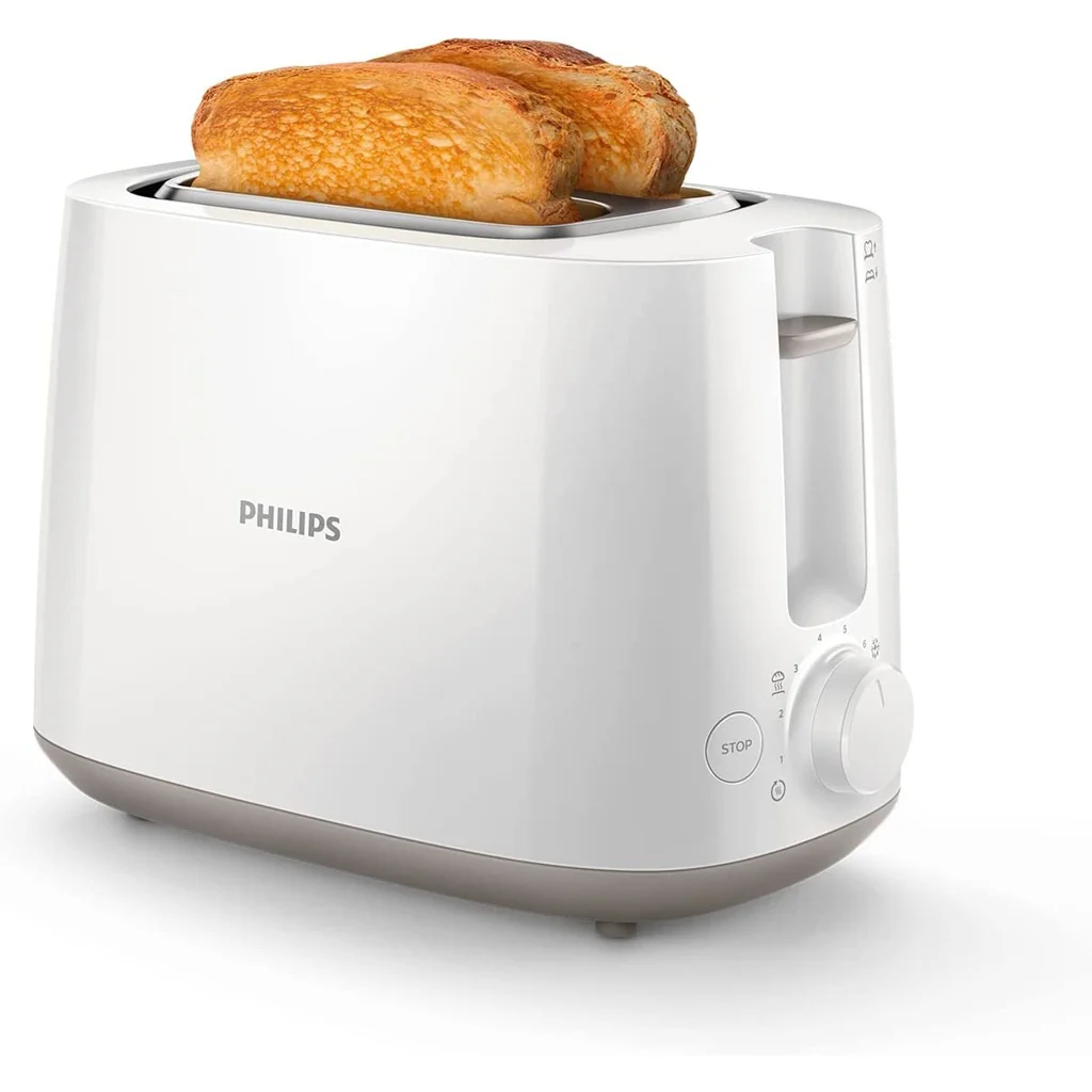 Philips Daily Collection HD2581/00 2-Scheiben-Toaster 830 Watt weiß - Image 2