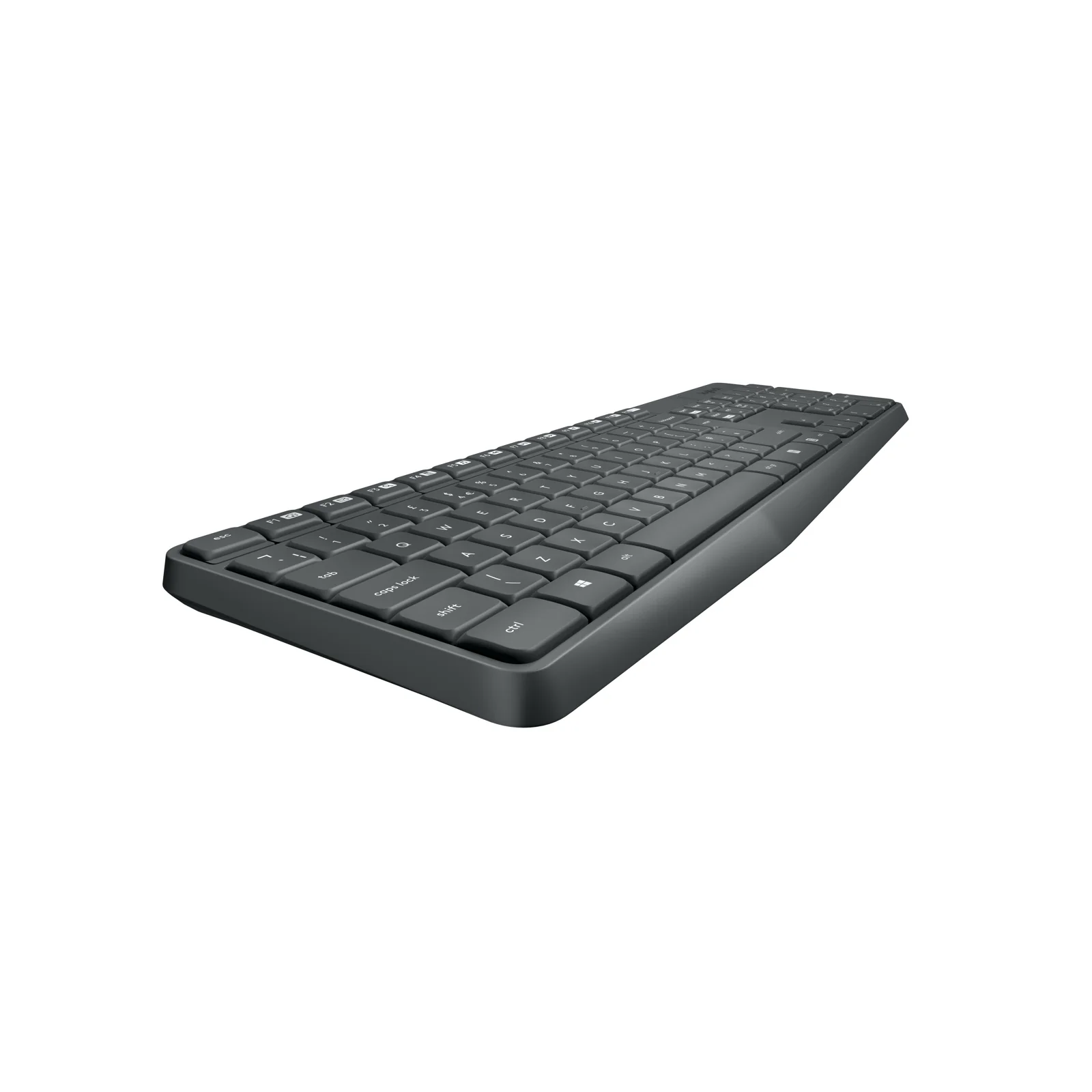 Logitech MK235 kabelloses Tastatur und Maus Set QWERTZ Deutsch grau - Image 5