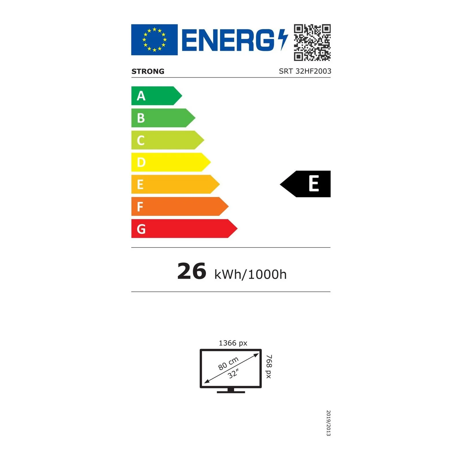 Strong SRT 32HF2003 32 Zoll LED-Fernseher (HD-Ready) E - Image 8