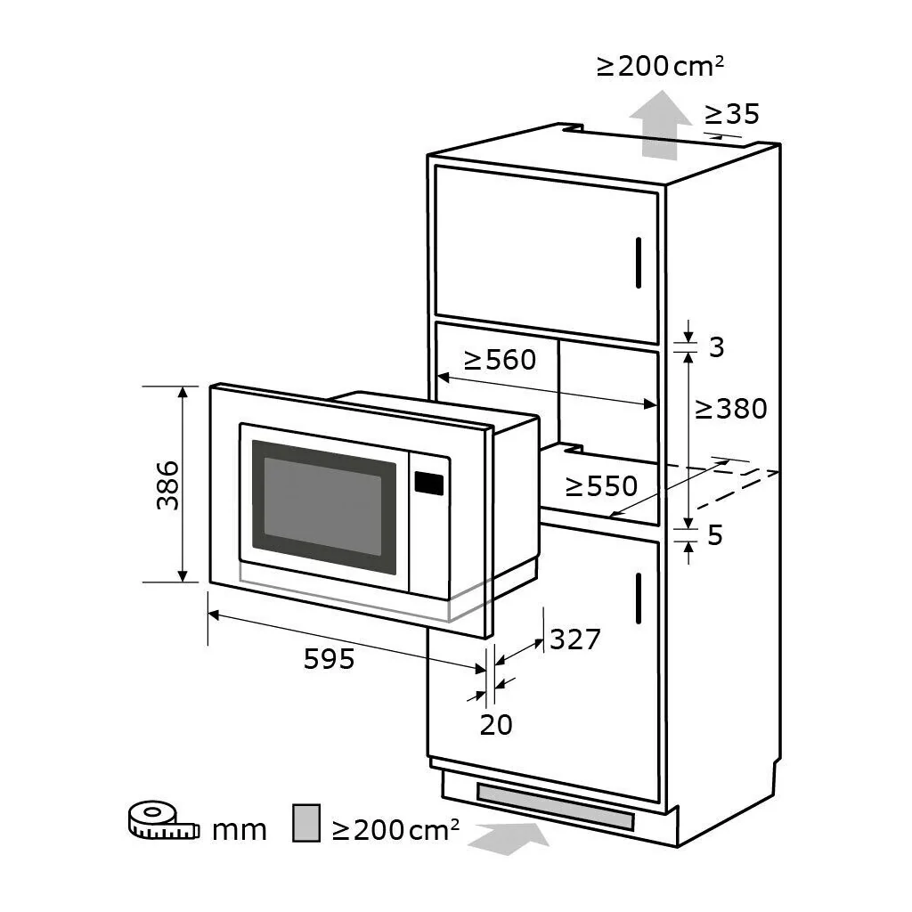 Exquisit EMW25-G-020 Einbau-Mikrowelle weiß - Image 6