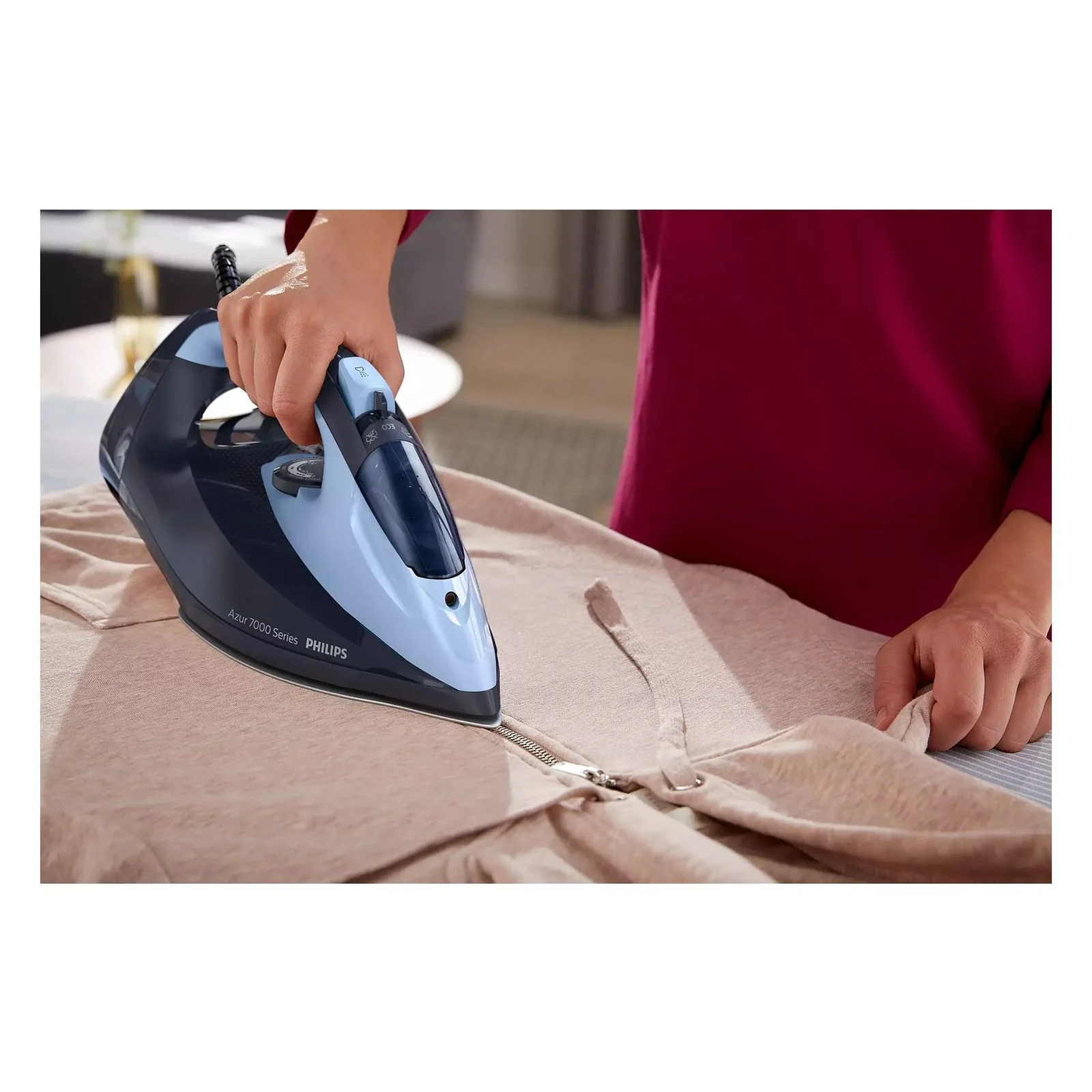 Philips Series 7000 DST7041/20 Dampfbügeleisen hellblau / dunkelblau - Image 3