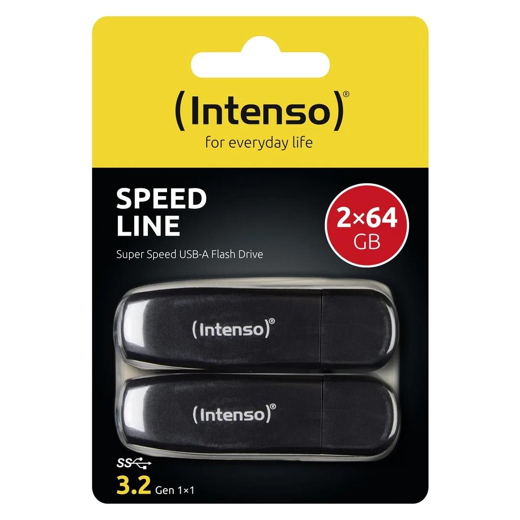 Intenso 3533494 USB-Stick 64 GB USB Typ-A 3.2 Gen 1 (3.1 Gen 1) Schwarz - Image 2