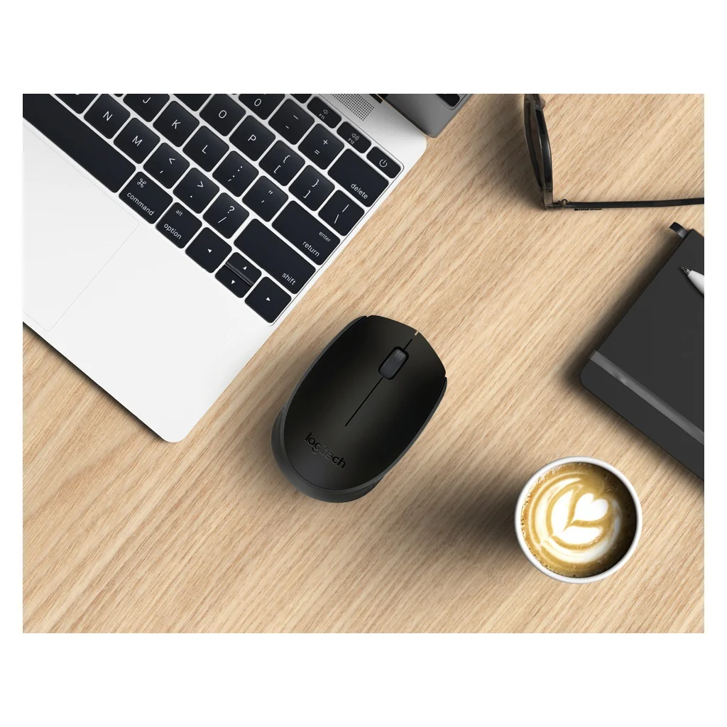Logitech M171 Black-K Maus Beidhändig RF Wireless Optisch 1000 DPI - Image 3