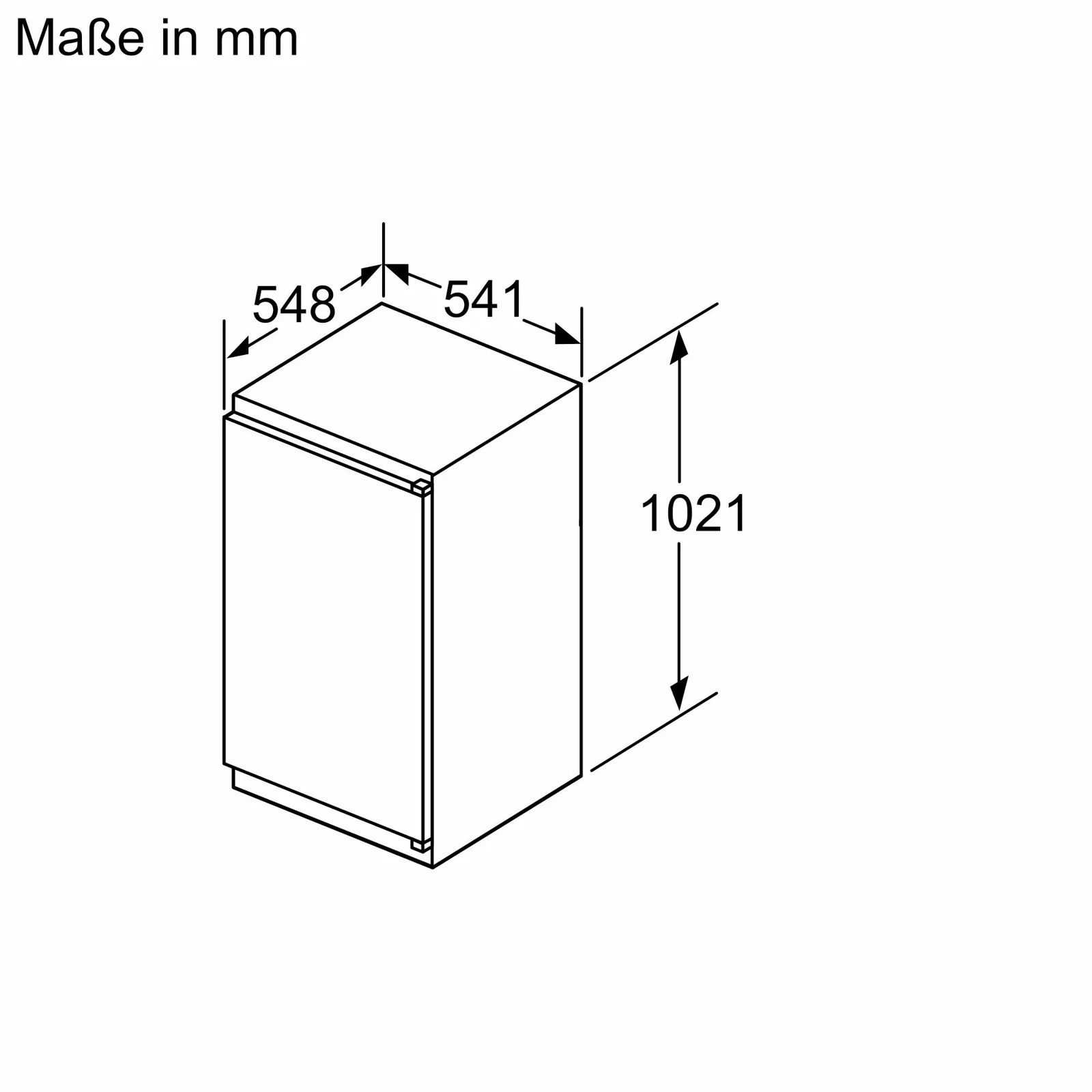 Neff KI2321SE0 Kühlschrank mit Gefrierfach Integriert 147 l E weiß - Image 6