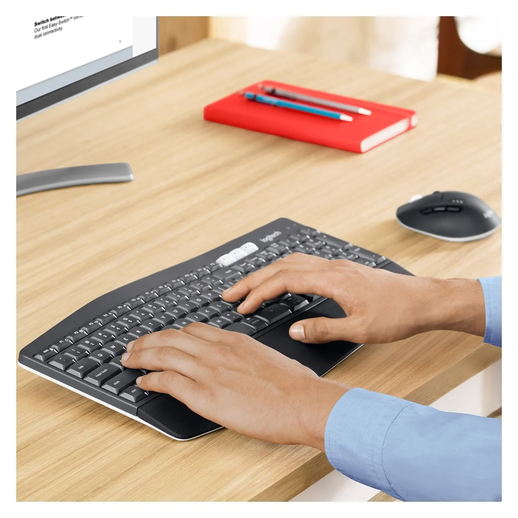 Logitech MK850 Performance Tastatur Maus enthalten RF Wireless + Bluetooth QWERTZ Deutsch Schwarz - Image 8
